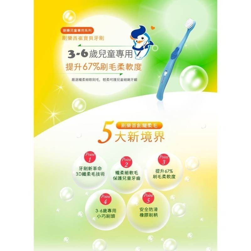 開發票 刷樂 Shallop 西崔寶貝牙刷 1入 顏色隨機-細節圖2