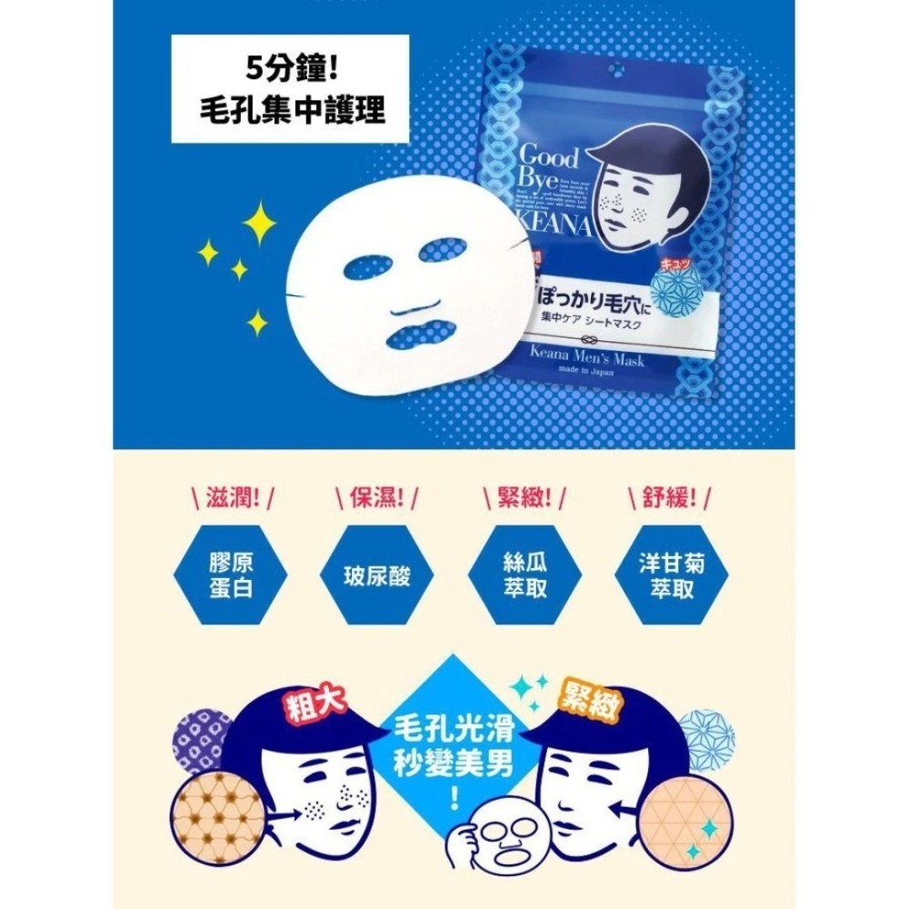 開發票 石澤研究所 毛穴撫子面膜 日本米精華保濕／男子用零毛孔／毛孔緊緻 多款供選-細節圖6