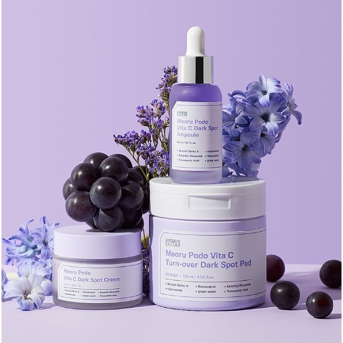 開發票 韓國 SUNGBOON EDITOR 山葡萄維他命C亮白／綠番茄毛孔 去角質棉片 爽膚棉 60片/入 多款供選-細節圖6