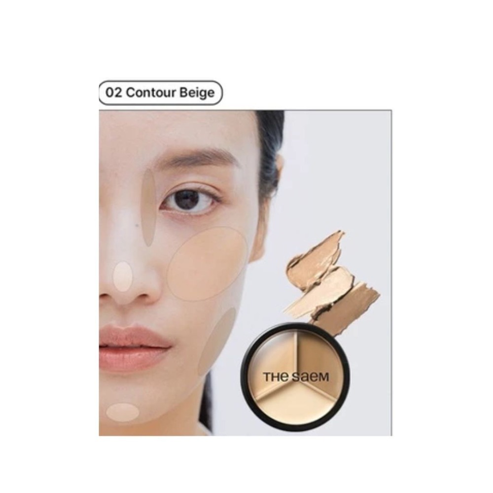 開發票 韓國 The SAEM 完美三色遮瑕膏 多款供選 遮蓋斑點 遮蓋痘痘 校色服貼-規格圖6