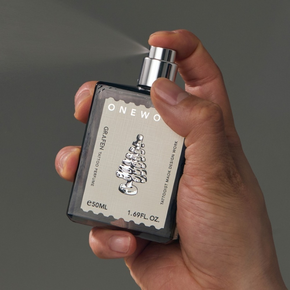 開發票 韓國 GRAFEN Tattoo 紋身香水 50m/入 Onewood 迷人木香-細節圖3