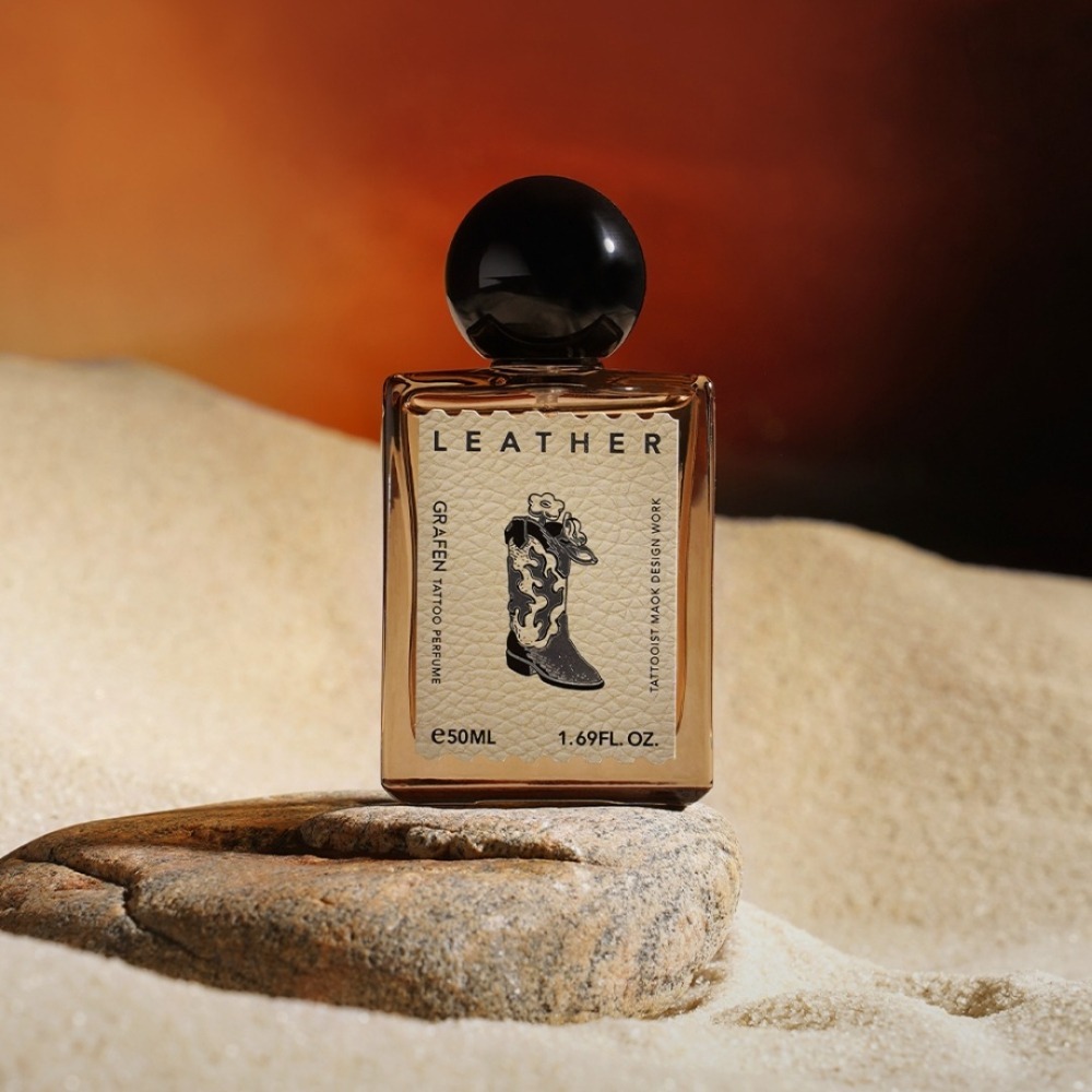 開發票 韓國 GRAFEN Tattoo 紋身香水 50ml/入 LEATHER 皮革-細節圖3