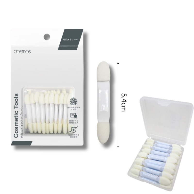 ★開發票 cosmos 雙頭眼影棒 20支入/盒 資眼棒 眼影刷 (B32421)-細節圖2