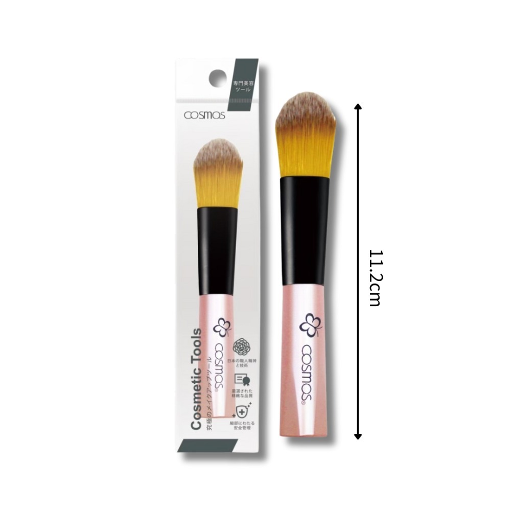 開發票 cosmos Pink Lady 半圓眼影刷.粉底刷.腮紅刷.遮瑕刷.唇刷.唇筆.睫毛刷 多款供選-規格圖2