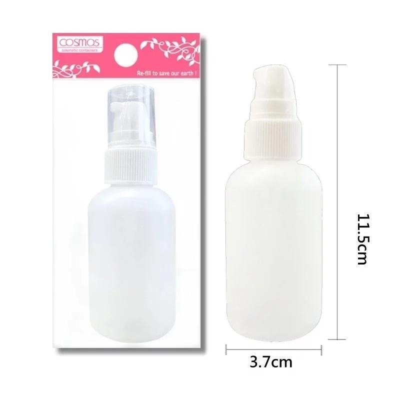 開發票 cosmos 60ml 精華液瓶 (T36342) 分裝瓶 旅行 HDPE2號 霧面-細節圖2