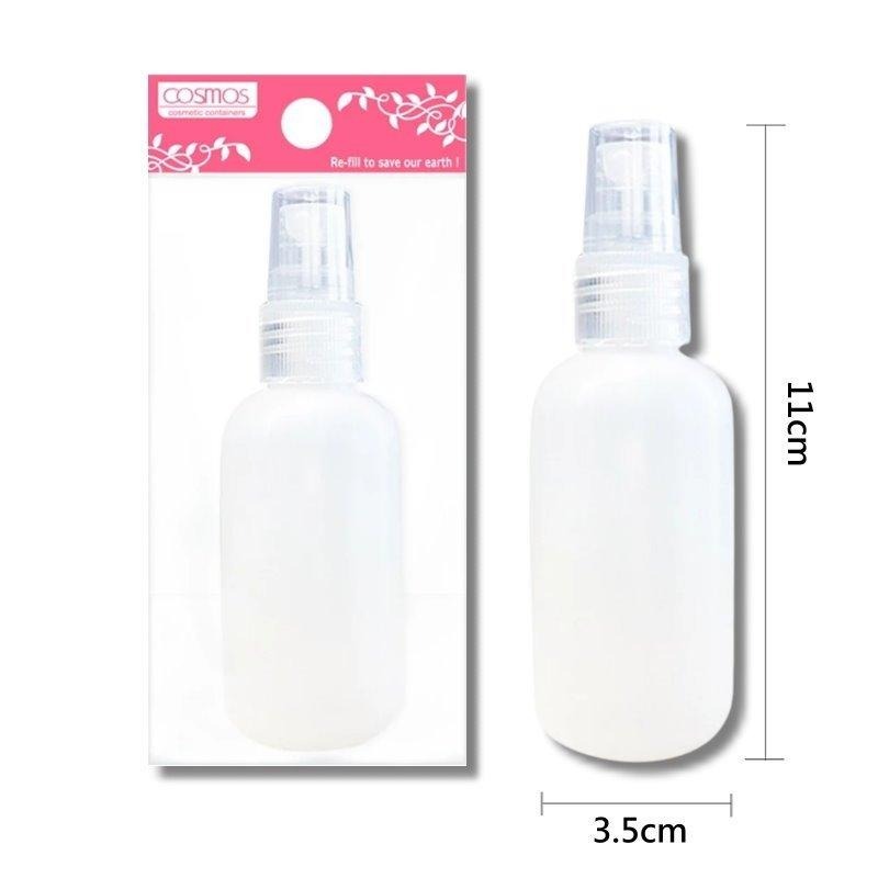 開發票 cosmos 60ml 噴瓶 噴霧瓶 (T36343) 分裝瓶 旅行 HDPE2號 霧面 可耐酒精-細節圖2