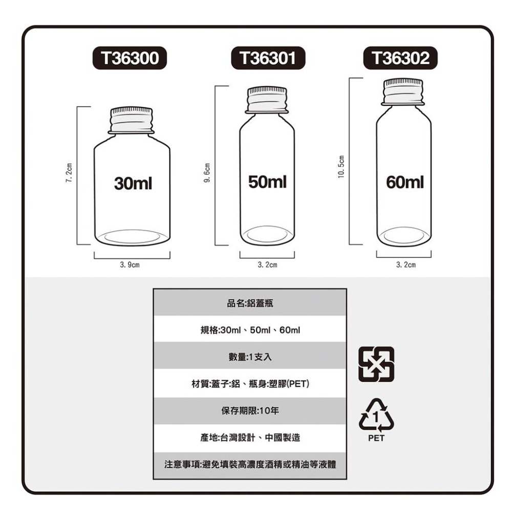 開發票 cosmos 50ml / 60ml 鋁蓋瓶 多款供選 乳液瓶 分裝瓶 旅行-細節圖3