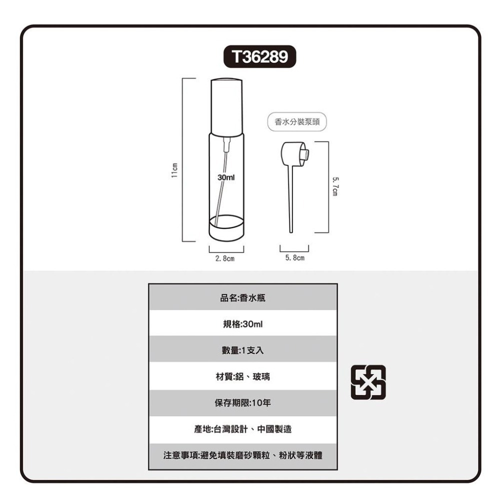 香水瓶 30ml 香水分裝 分裝瓶 旅行-細節圖2