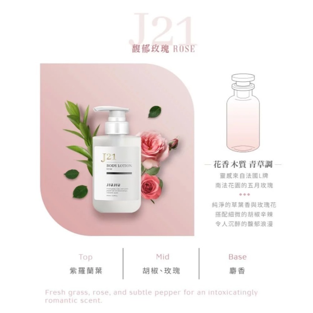 開發票 JIUJIU 親親 輕奢香氛潤膚乳 400ml/入 多款供選-規格圖8