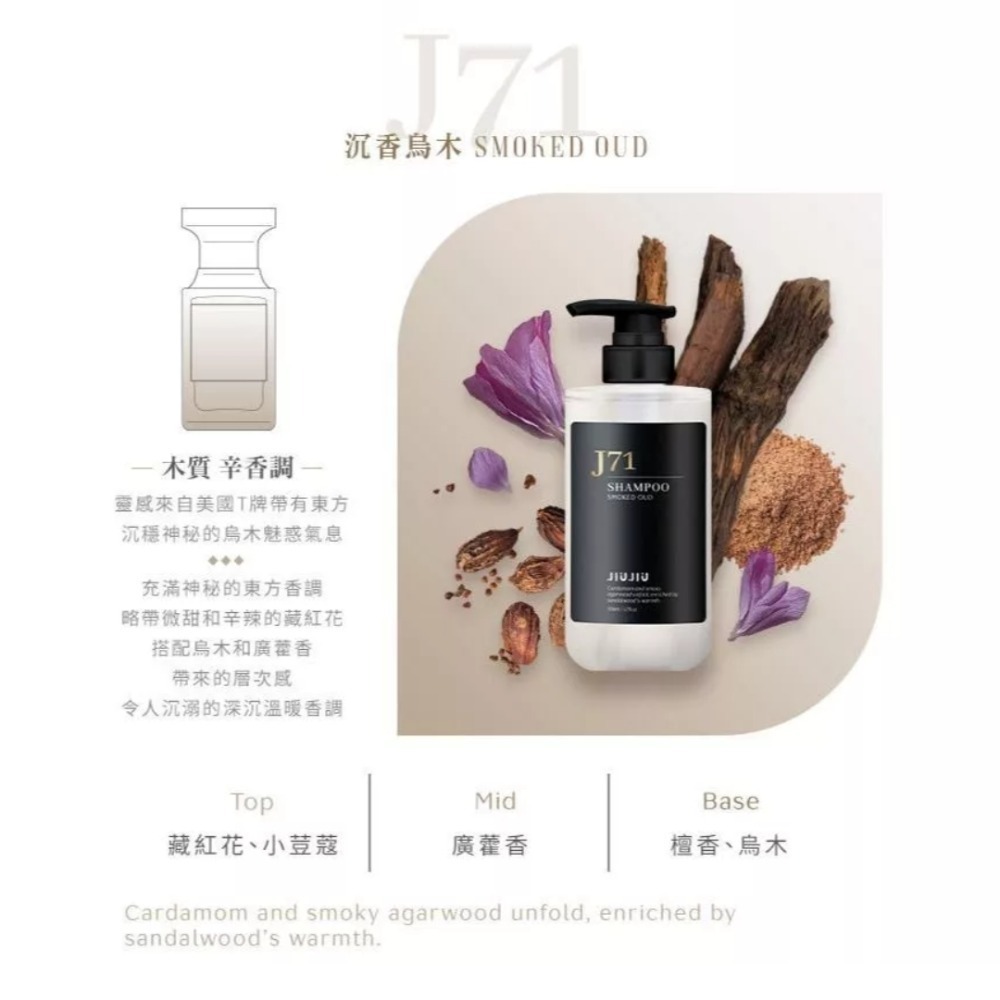 開發票 JIUJIU 親親 輕奢 香氛洗髮精 500ml/入 多款供選-規格圖5