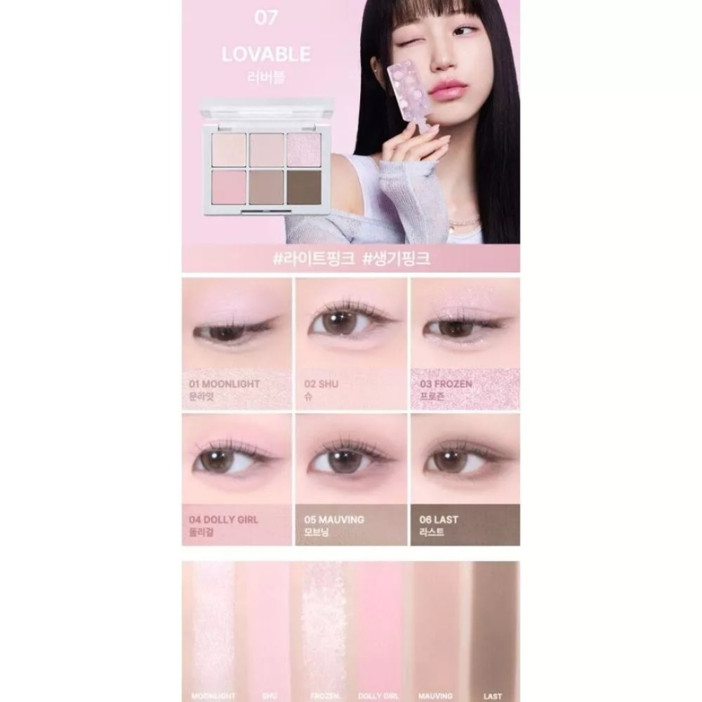 開發票 韓國 2aN Better Me Palette 6色眼影盤 4.5g/盒 多款 眼影 提亮 臥蠶 眼線-規格圖4
