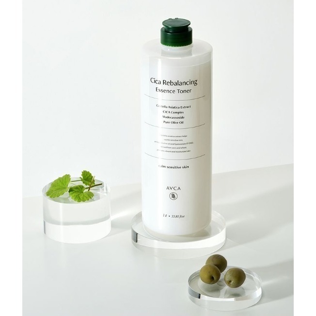 開發票 韓國 AVCA 積雪草舒緩化妝水 1000ml/入 積雪草 保濕 補水 舒緩-細節圖2