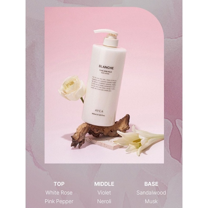 開發票 韓國 AVCA 專櫃級 香氛 身體乳 800ml/入 多款供選 乳液-細節圖5