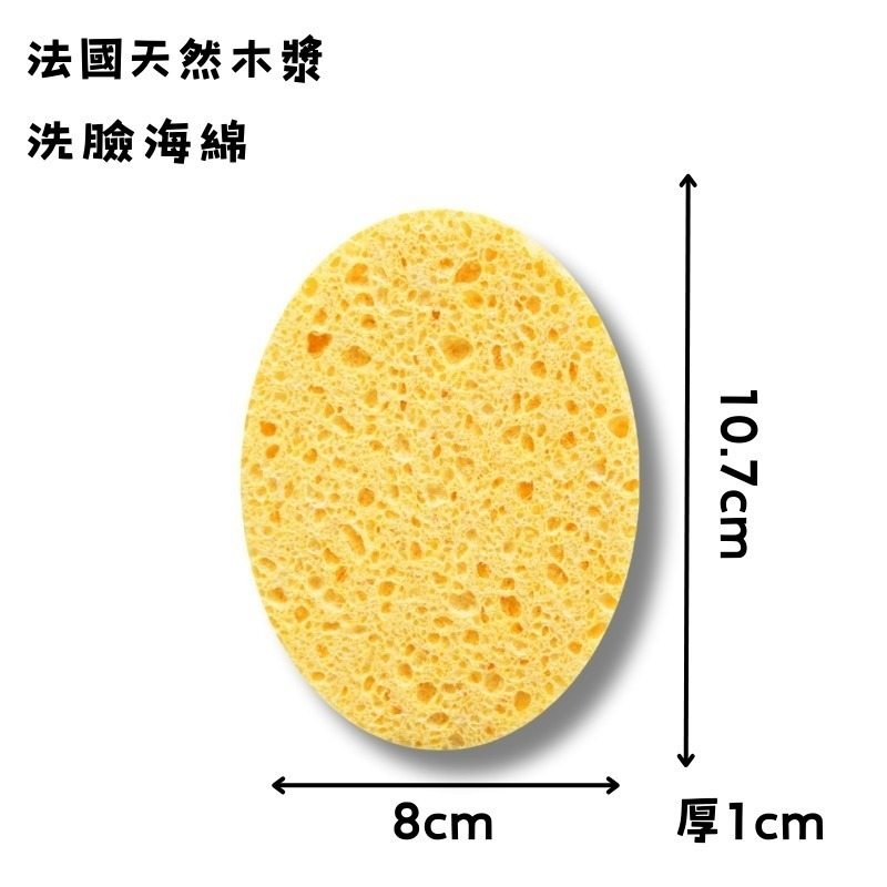 開發票 cosmos 法國 天然木漿 洗臉海綿 清潔海綿 洗顏潔顏 多款供選-規格圖3