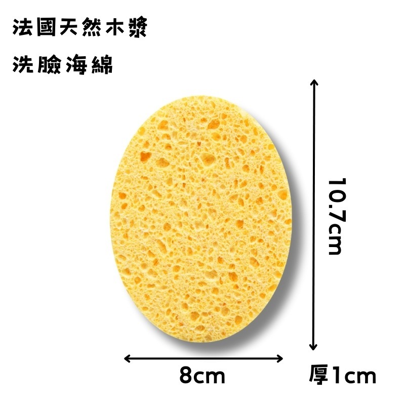 開發票 cosmos 法國 天然木漿 洗臉海綿 清潔海綿 洗顏潔顏 多款供選-規格圖3