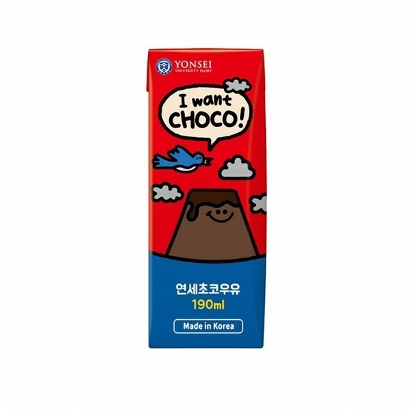 延世大學 草莓風味/可可風味 保久 調味乳 190ml/入 保久乳 草莓牛奶 巧克力牛奶-規格圖1