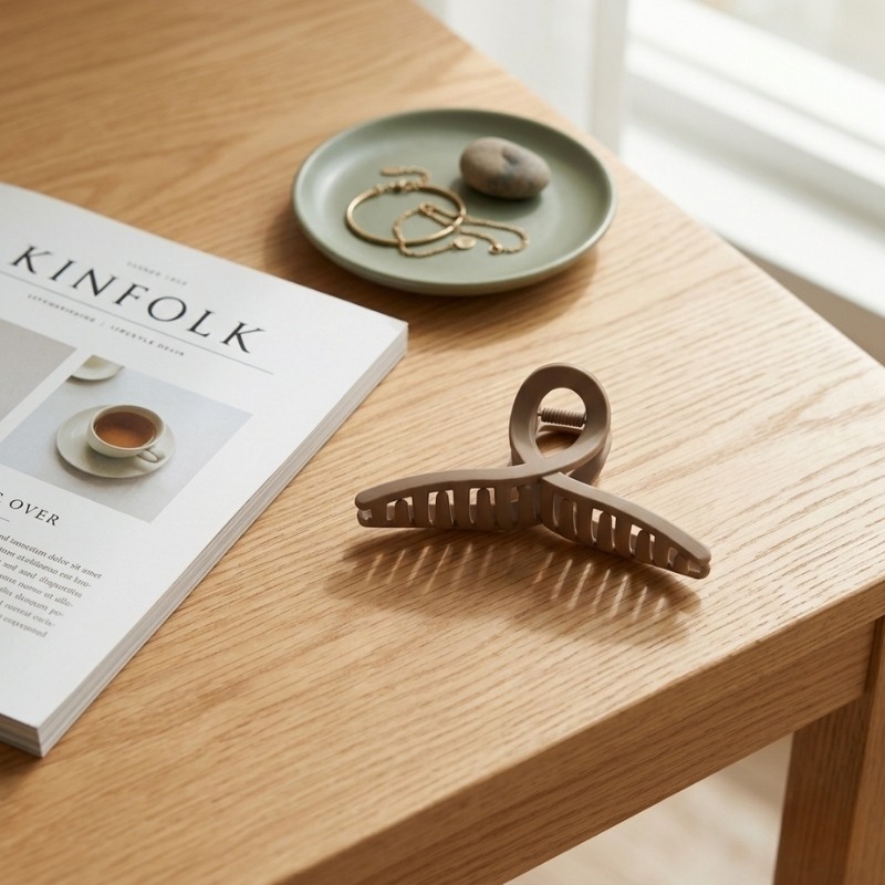 開發票 Bijoux C. 韓製 幻霧氣質鯊魚夾 多款供選 髮夾-細節圖3