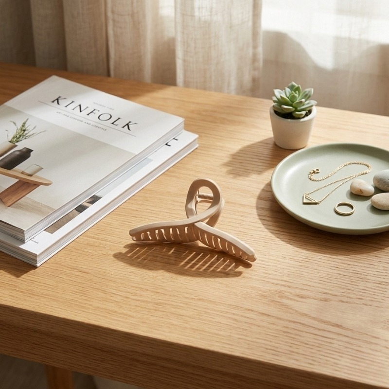 開發票 Bijoux C. 韓製 幻霧氣質鯊魚夾 多款供選 髮夾-細節圖4