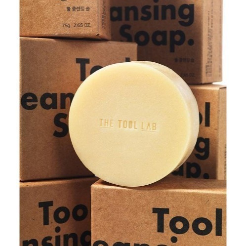 韓國 THE TOOL LAB 粉撲刷具清潔皂 75g/入 肥皂 多功能刷具海綿清潔皂 工具清潔皂-細節圖4
