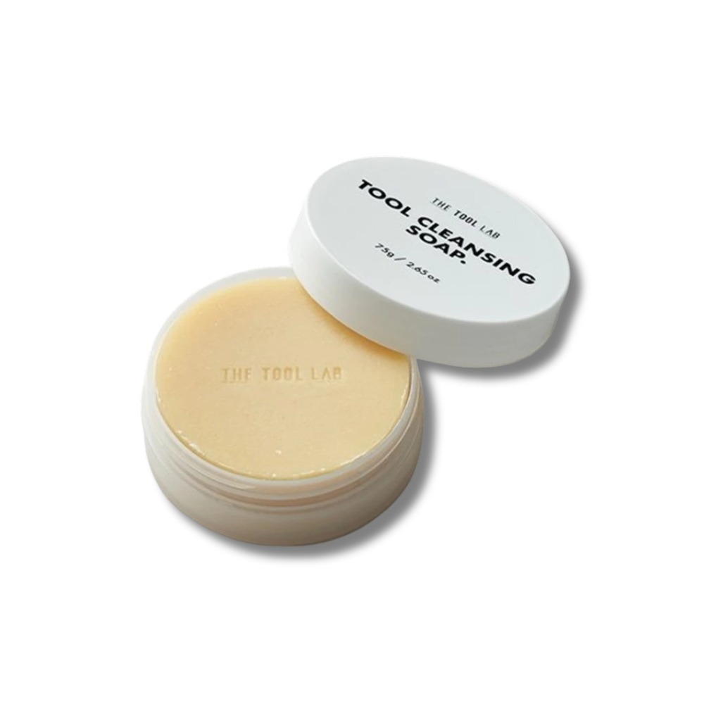 韓國 THE TOOL LAB 粉撲刷具清潔皂 75g/入 肥皂 多功能刷具海綿清潔皂 工具清潔皂-規格圖7