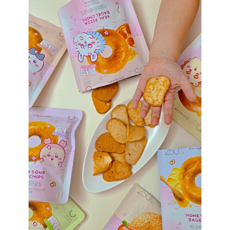 韓國 Delight Project 吉伊卡哇 聯名貝果脆片 貝果餅乾 多款供選 Olive Young必買-細節圖5