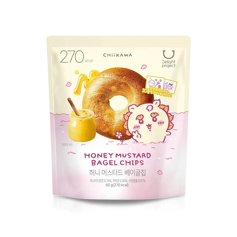 韓國 Delight Project 吉伊卡哇 聯名貝果脆片 貝果餅乾 多款供選 Olive Young必買-規格圖5