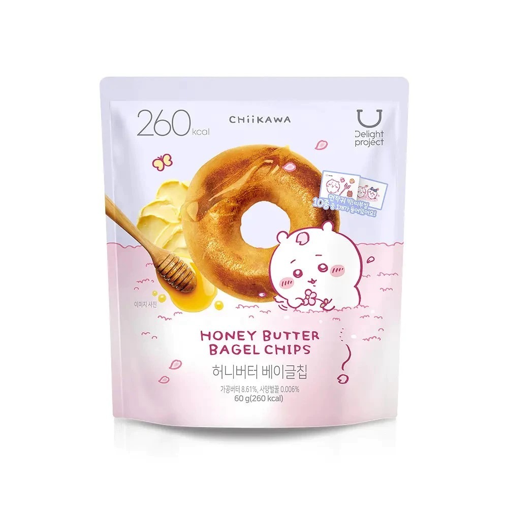 韓國 Delight Project 吉伊卡哇 聯名貝果脆片 貝果餅乾 多款供選 Olive Young必買-規格圖5