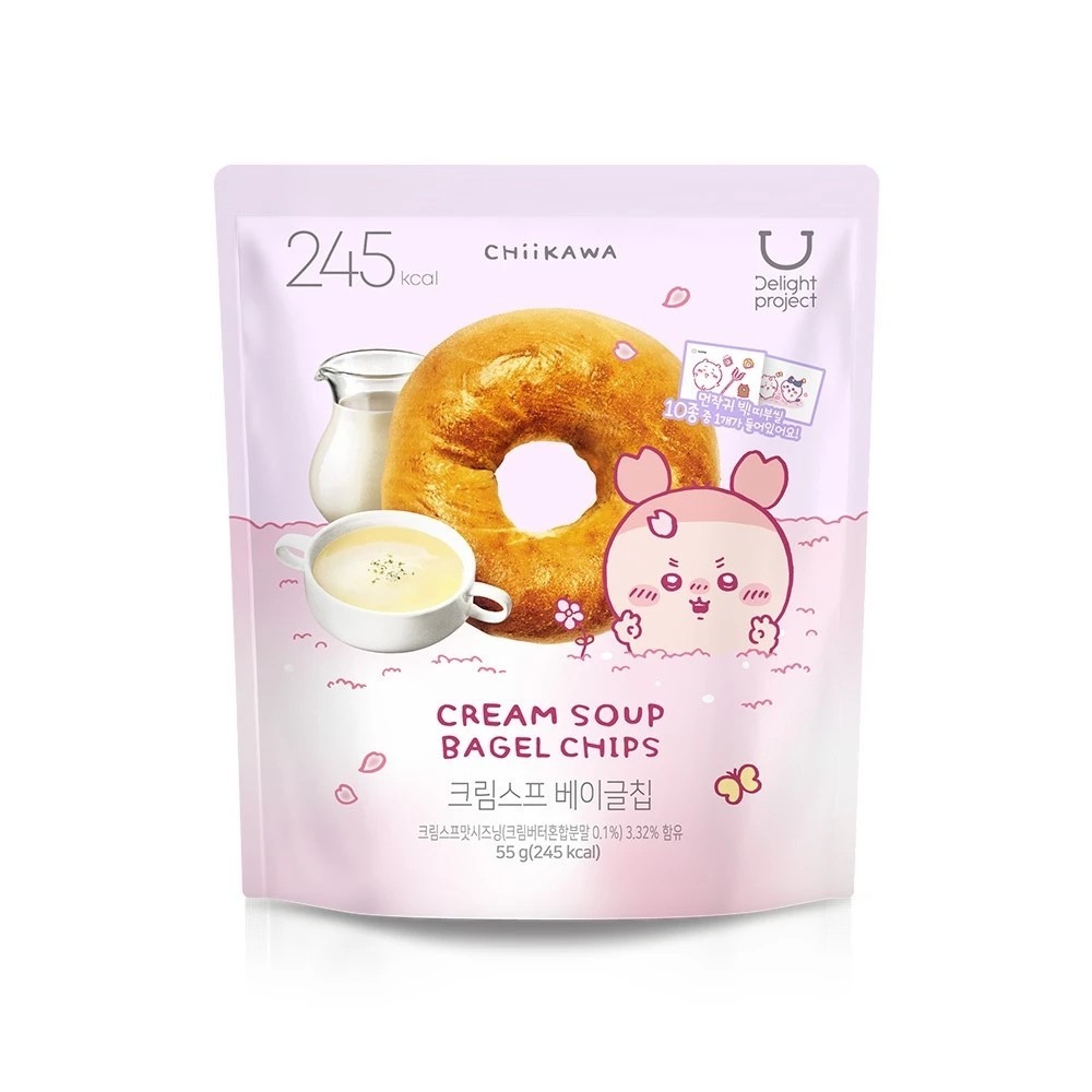 韓國 Delight Project 吉伊卡哇 聯名貝果脆片 貝果餅乾 多款供選 Olive Young必買-規格圖5