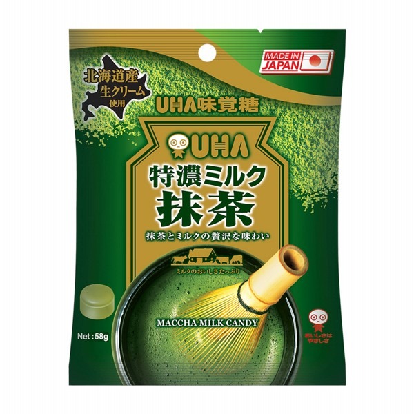 日本 UHA 味覺糖 特濃 牛奶糖 多款供選 糖果 草莓 抹茶 水蜜桃 零食-規格圖4