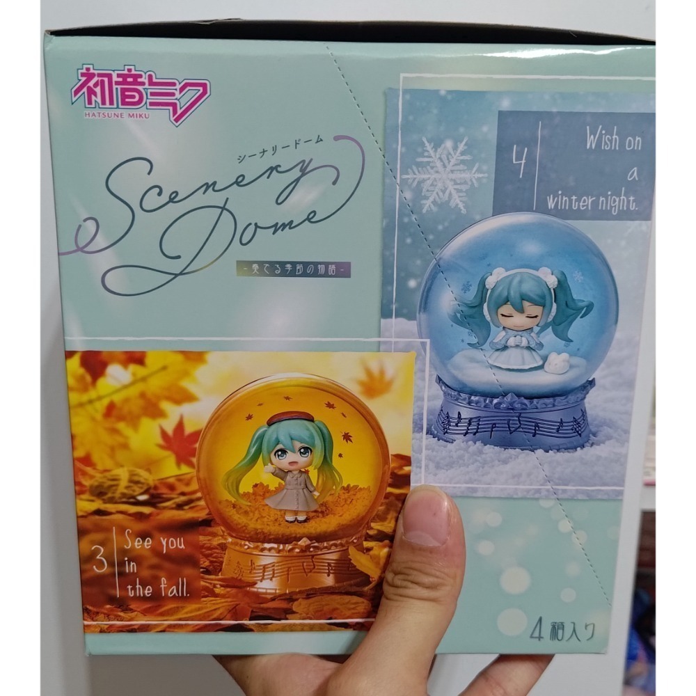 盒玩 初音未來 MIKU Scenery Dome 演奏季節的物語 中盒4入 （四季物語）-細節圖4