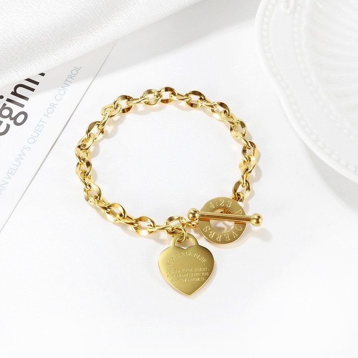 —𝒏𝒆𝒘 𝒂𝒄𝒄—愛心字母手鏈💗-細節圖7