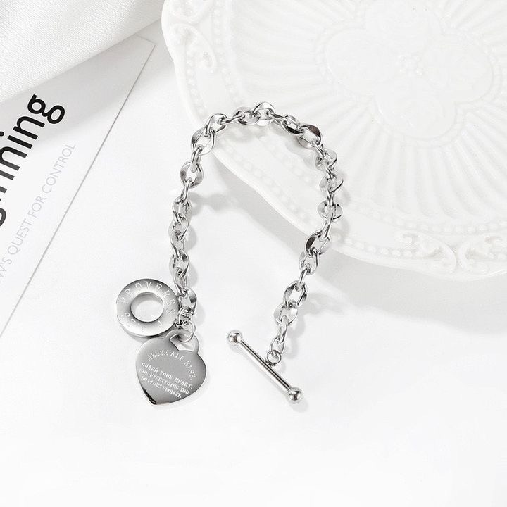 —𝒏𝒆𝒘 𝒂𝒄𝒄—愛心字母手鏈💗-細節圖8