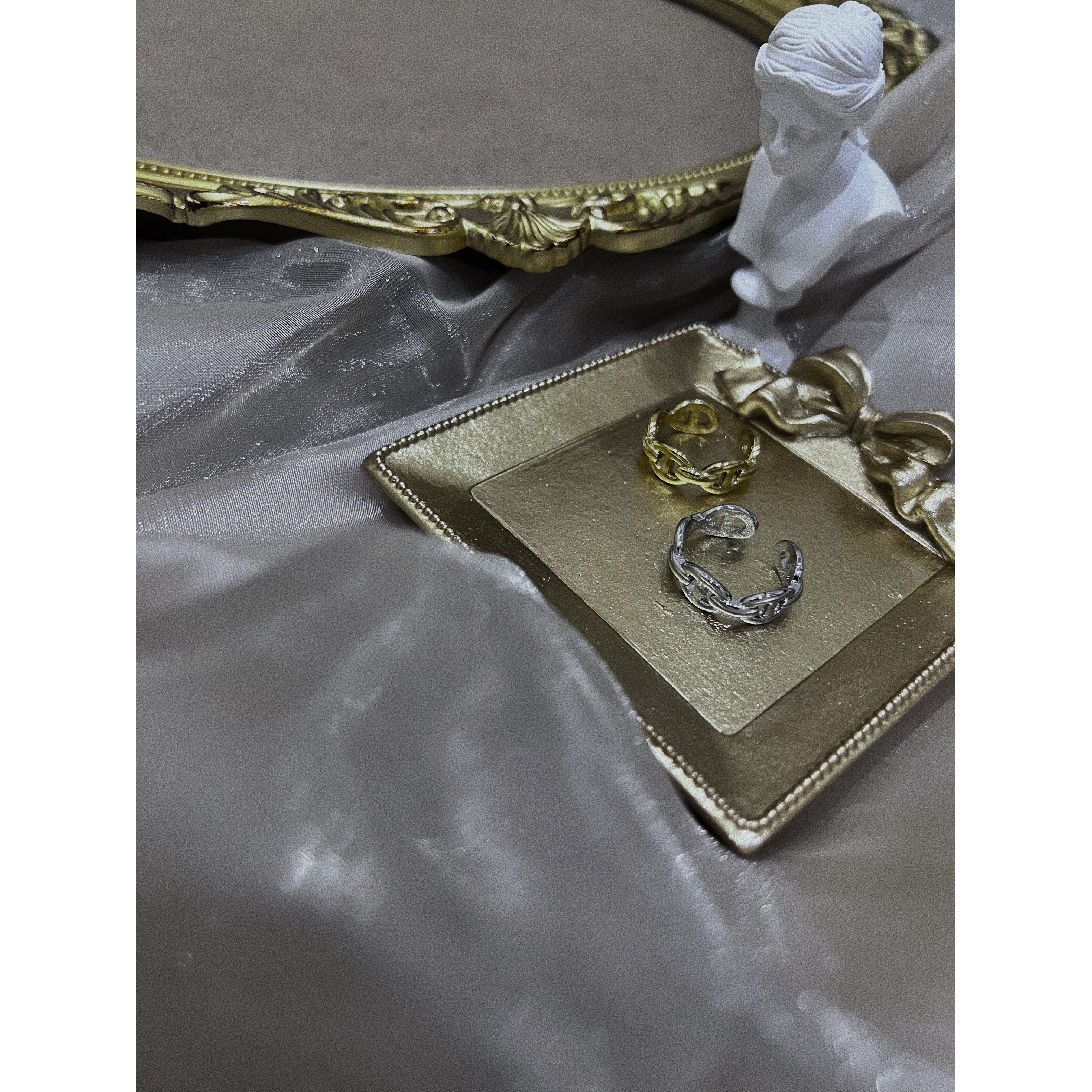 𝐫.𝐨.𝐛.𝐜_𝐚𝐜𝐜♡︎橢圓戒指💍豬鼻子🐽款式可調式-細節圖5