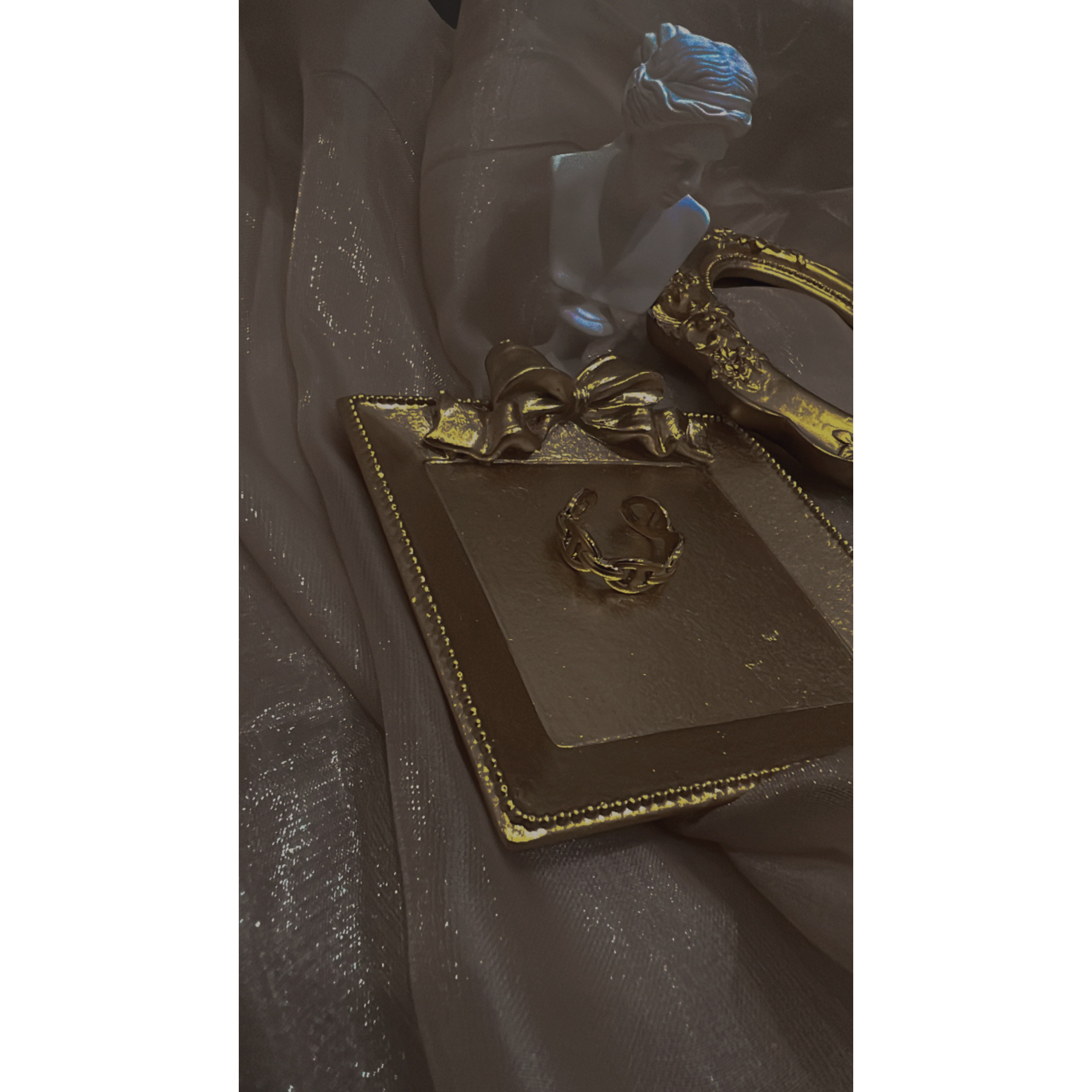 𝐫.𝐨.𝐛.𝐜_𝐚𝐜𝐜♡︎橢圓戒指💍豬鼻子🐽款式可調式-細節圖7