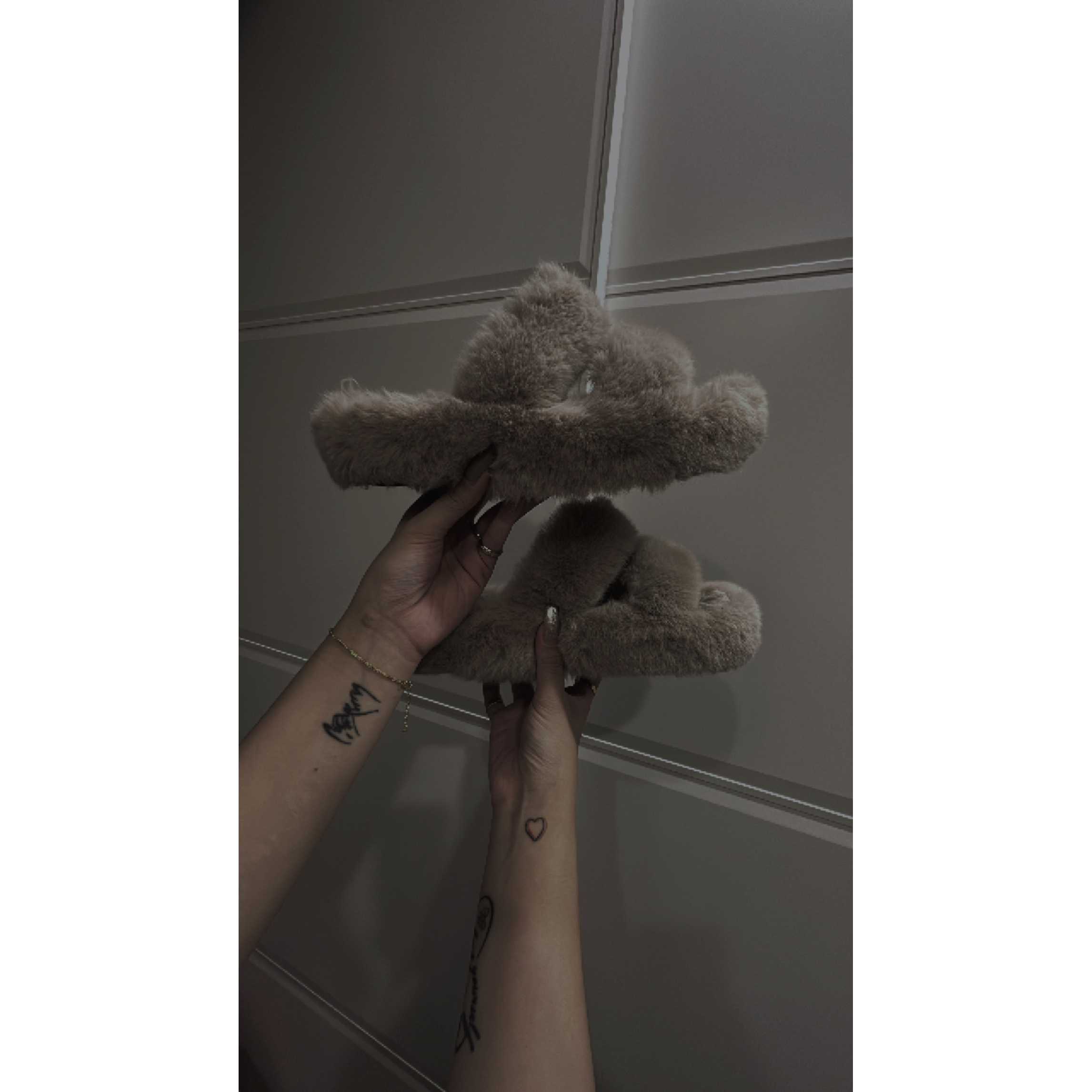 現貨♡︎毛毛拖陪我一起口口愛愛🛒-細節圖2