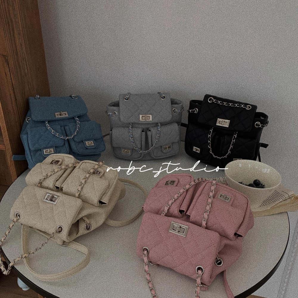 ♡︎小可愛鏈條後背包-細節圖5