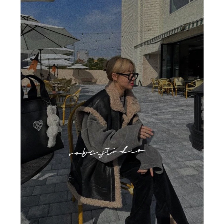 🇰🇷羊羔毛背心-細節圖2