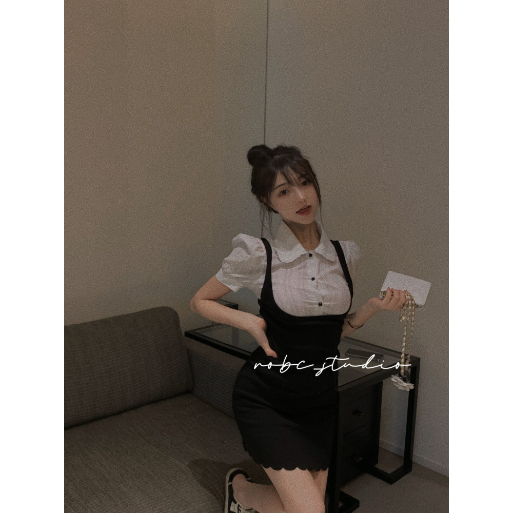 ♡︎小姊姊假兩件套裝-細節圖3