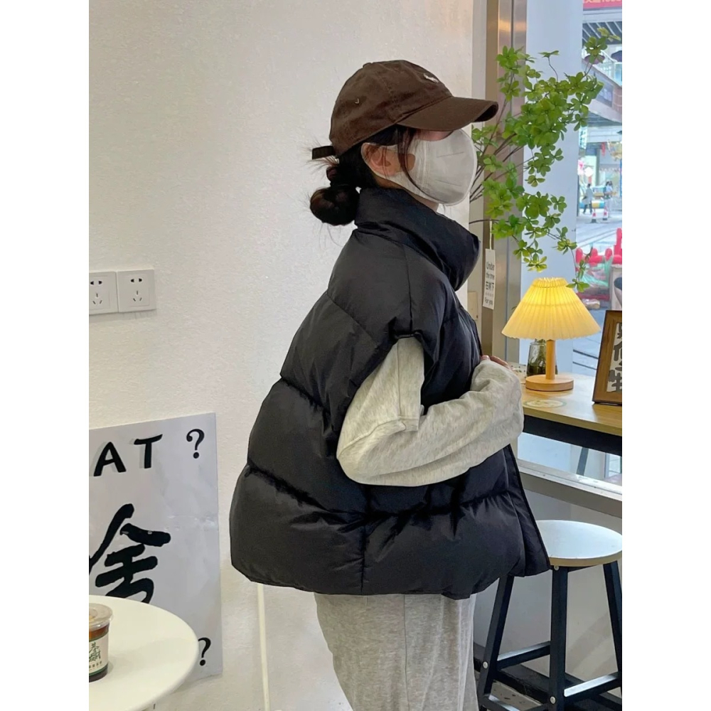 🇰🇷韓國棉花糖羽絨背心❄️☁️（可拆帽）-細節圖4