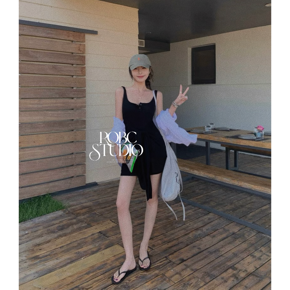 法式假兩件包臀裙短裙-細節圖6