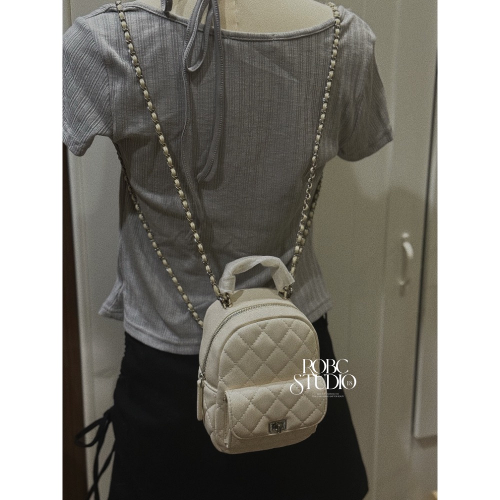 菱格迷你雙肩包-細節圖2