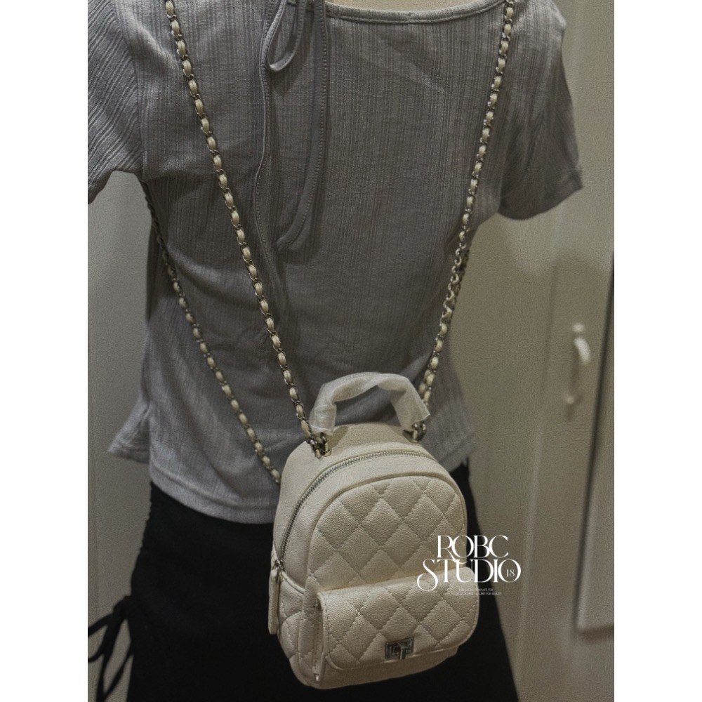 菱格迷你雙肩包-細節圖4