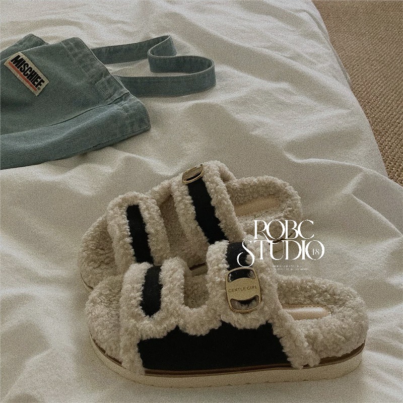 奶霜毛毛拖 ☁️ (  要帶大一碼 ）-細節圖2