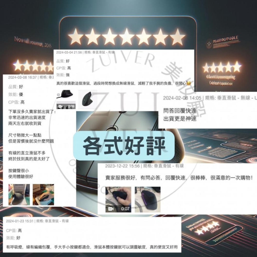 垂直滑鼠 直立滑鼠 人體工學滑鼠 AMAZON 熱銷款 第五代左右手滑鼠 直立式 舒腕 3D 滑鼠手 亞馬遜 無線滑鼠-細節圖3