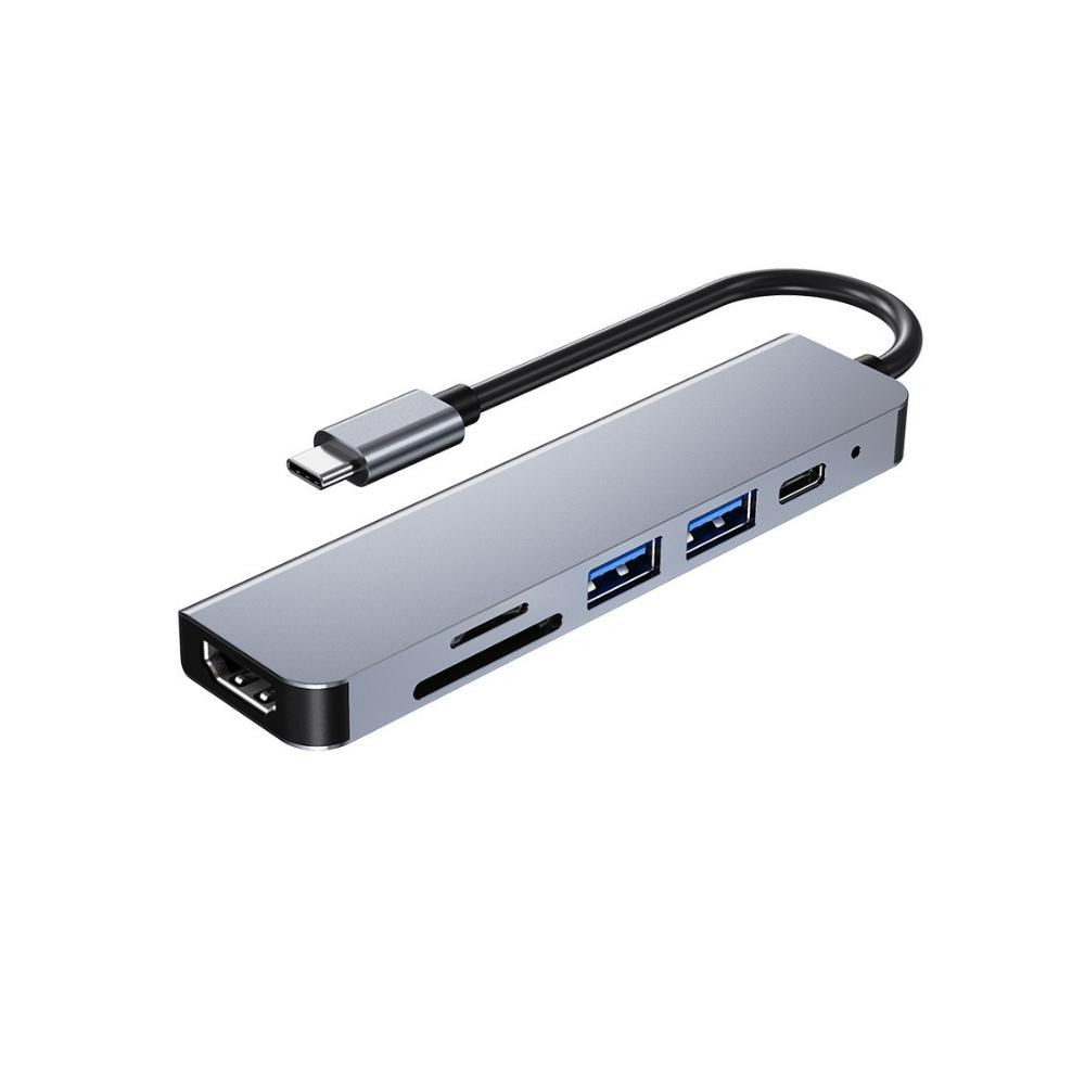 9合1 6合1 Type-C集線器｜USB‑C擴展Hub 多功能轉接 4K HDMI SD TF USB3.0 PD快充-細節圖2