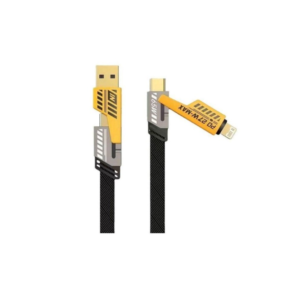 充電線 充電 蘋果 三星 安卓 快充線 電線 快充 傳輸線 65W 四合一 PD 1米 2米 TYPE C iPhone-細節圖11