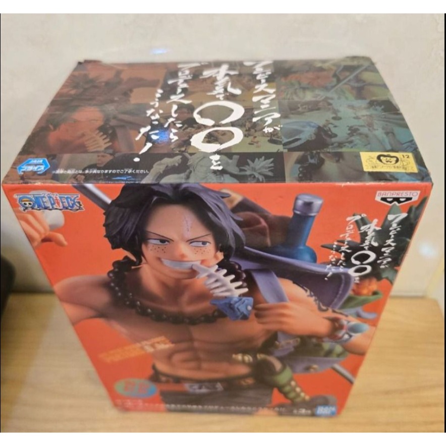 全新 金證 日版 海賊王 航海王 特別色 粉絲團全力宣傳企劃 艾斯 ACE 火焰三兄弟 火拳 內袋未拆 ONE PIEC-細節圖2