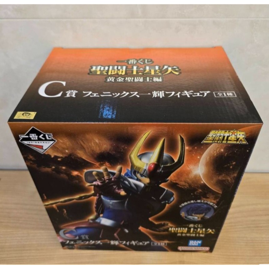 全新 金證 日版 聖鬥士星矢 一番賞 黃金聖鬥士篇 C賞 鳳凰座 一輝 不死鳥 雙頭雕 公仔 Ikki Seint Se-細節圖3