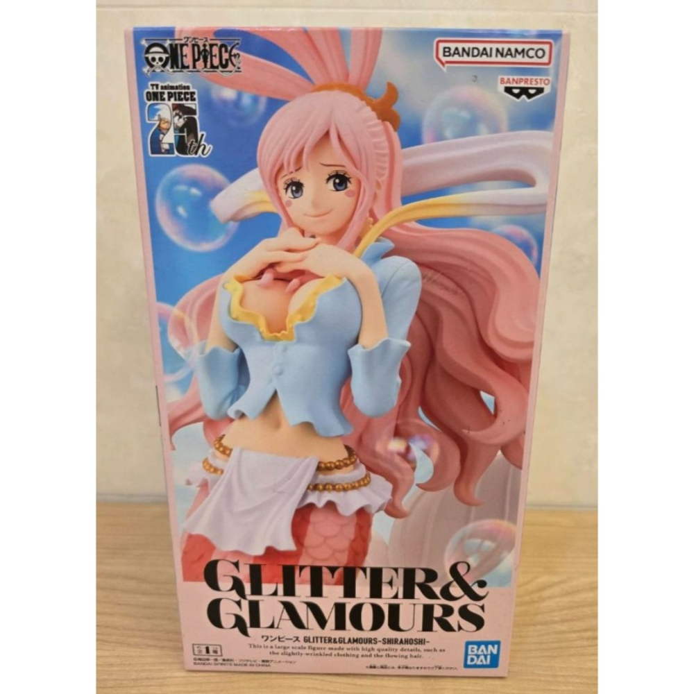 全新 金證 日版 航海王 海賊王 BANDAI SPIRITS GLITTER&GLAMOURS 白星 人魚公主 G&G-細節圖2