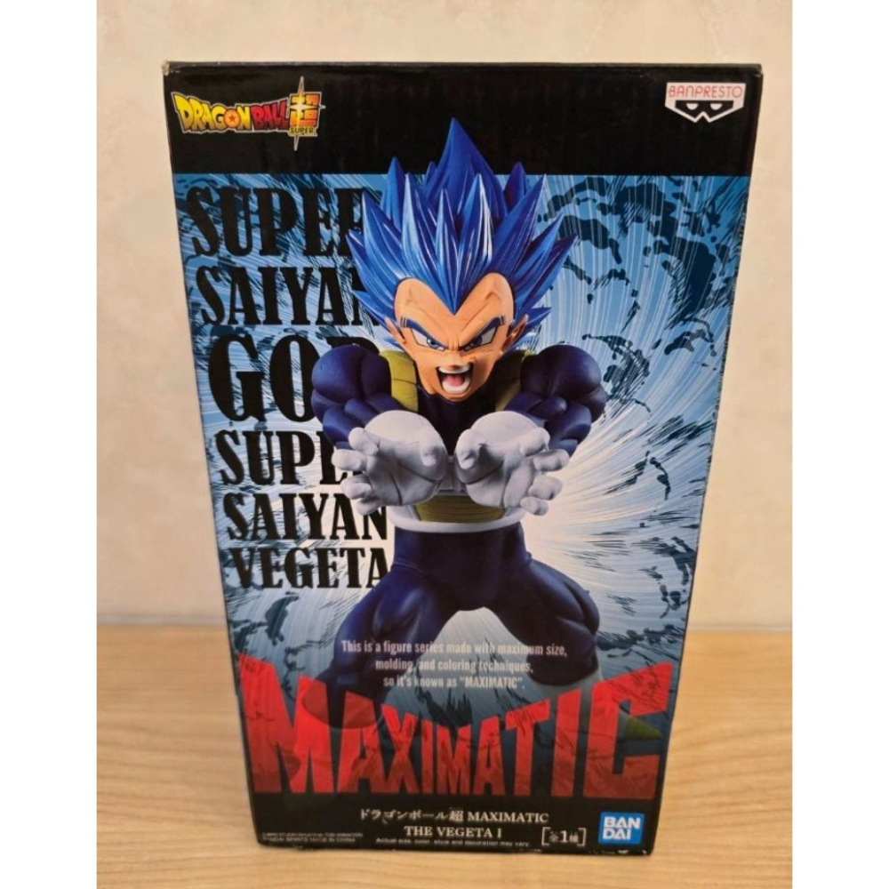 全新 正版 七龍珠超 Maximatic 貝吉塔 超籃 達爾 超級賽亞人藍 藍髮 強勁必殺技 THE VEGETA Ⅰ-細節圖2